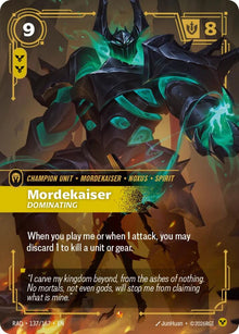 Mordekaiser, Dominating - 137/167 - Radiance (RAD)
