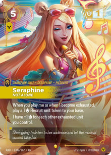 Seraphine, Not Alone (Alternate Art) - 138a/167 - Radiance (RAD)