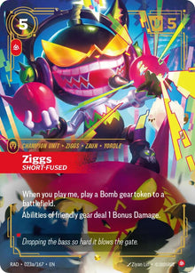 Ziggs, Short-Fused (Alternate Art) - 023a/167 - Radiance (RAD)