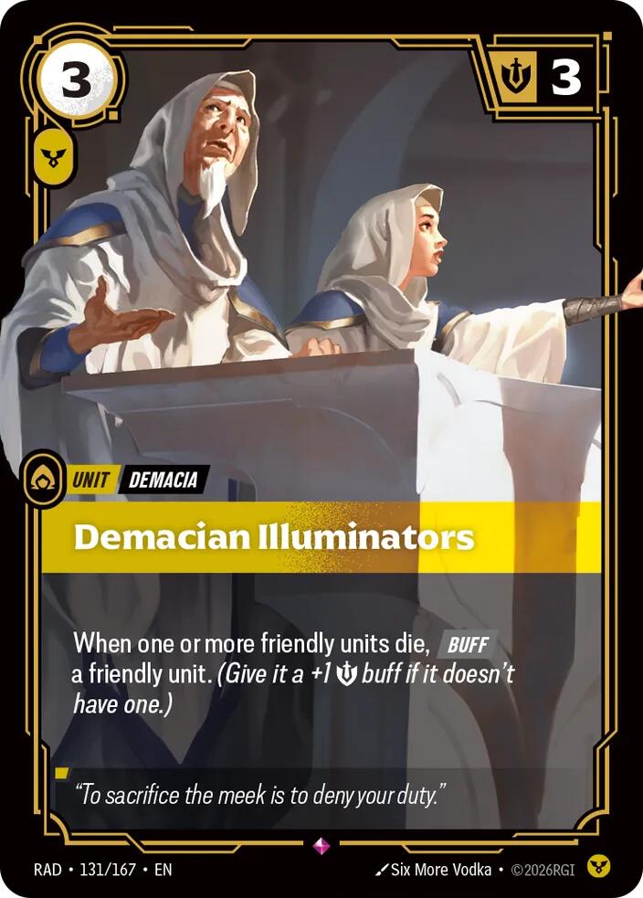 Demacian Illuminators - 131/167 - Radiance (RAD)