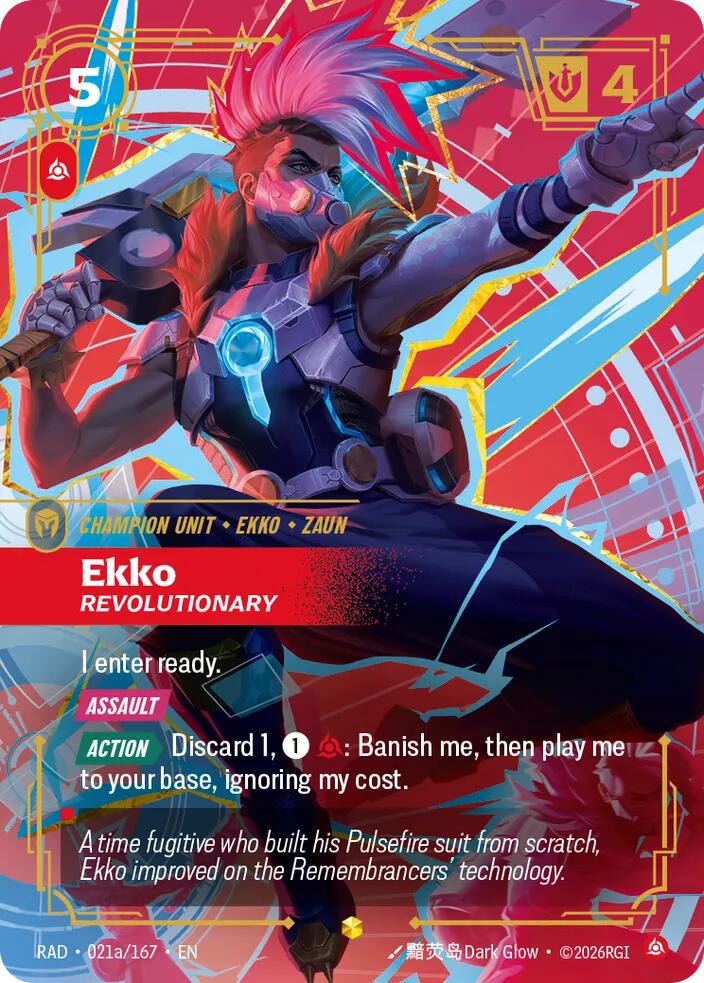 Ekko, Revolutionary (Alternate Art) - 021a/167 - Radiance (RAD)