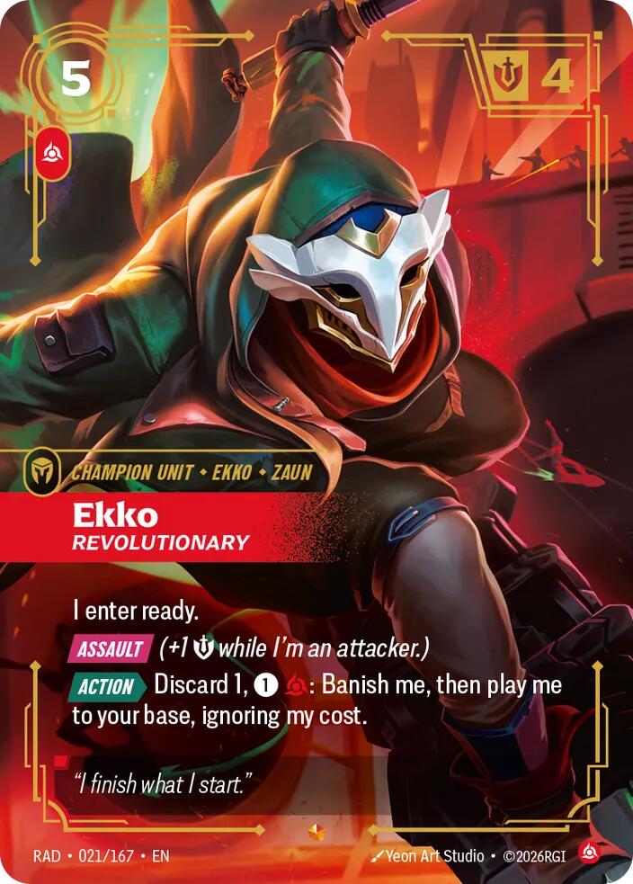 Ekko, Revolutionary - 021/167 - Radiance (RAD)