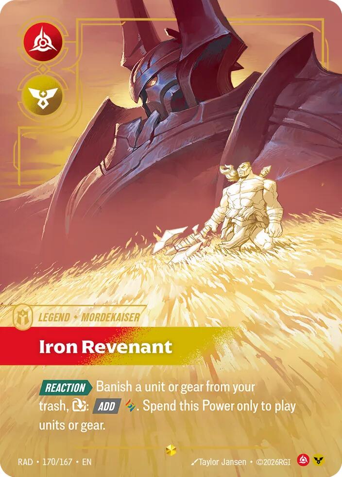 Mordekaiser, Iron Revenant (Overnumbered) - 170/167 - Radiance (RAD)
