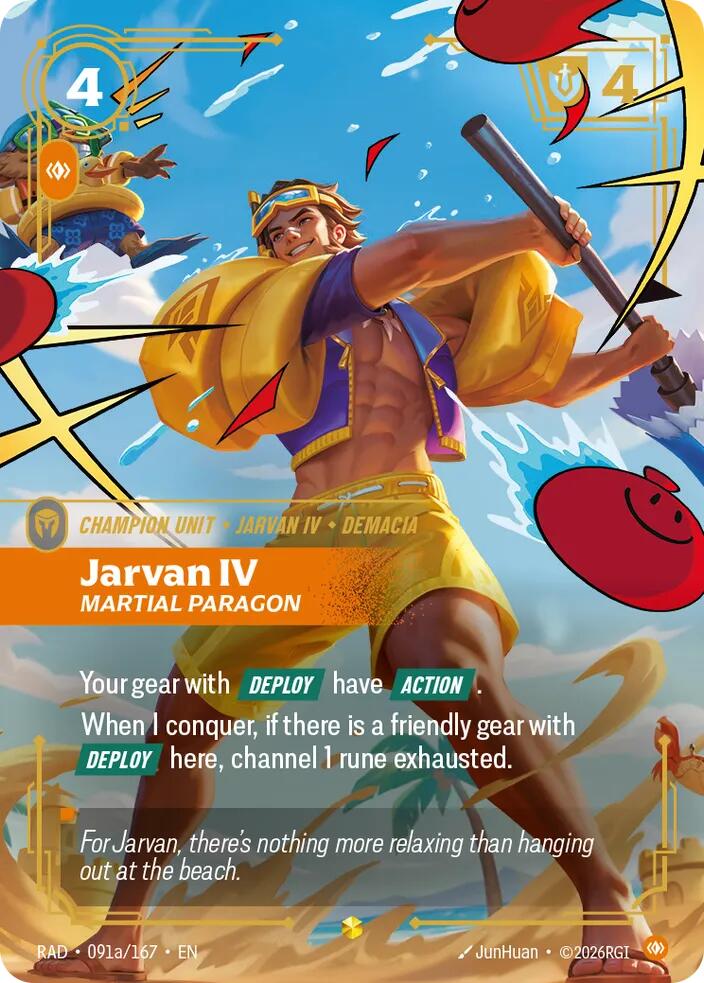 Jarvan IV, Martial Paragon (Alternate Art) - 091a/167 - Radiance (RAD)