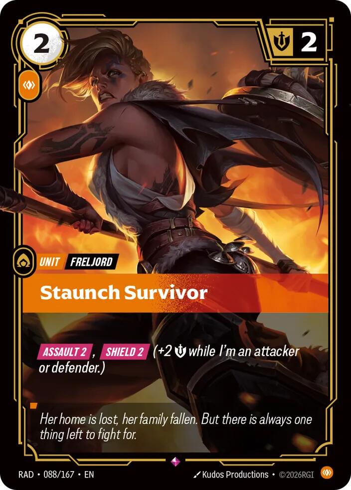 Staunch Survivor - 088/167 - Radiance (RAD)