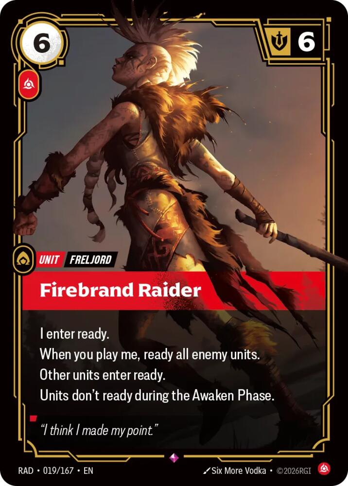 Firebrand Raider - 019/167 - Radiance (RAD)