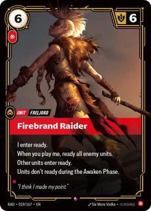 Firebrand Raider - 019/167 - Radiance (RAD)
