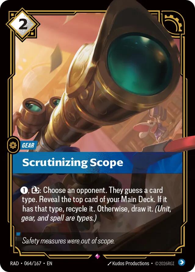 Scrutinizing Scope - 064/167 - Radiance (RAD)