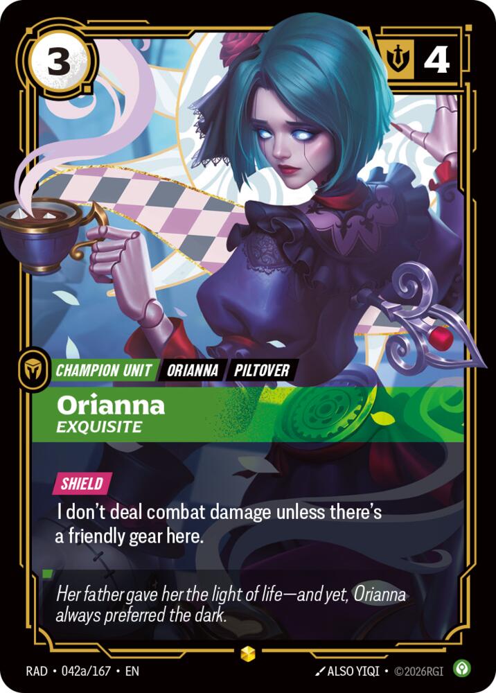 Orianna, Exquisite (Alternate Art) - 042a/167 - Radiance (RAD)