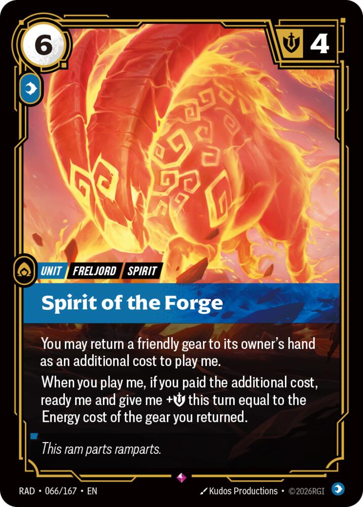 Spirit of the Forge - 066/167 - Radiance (RAD)