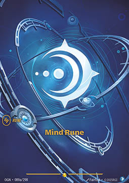 Mind Rune - Riftbound Organized Play Promotional Cards (OPP)