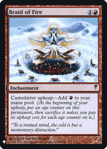Braid of Fire - The List Reprints (LIST) - FOIL