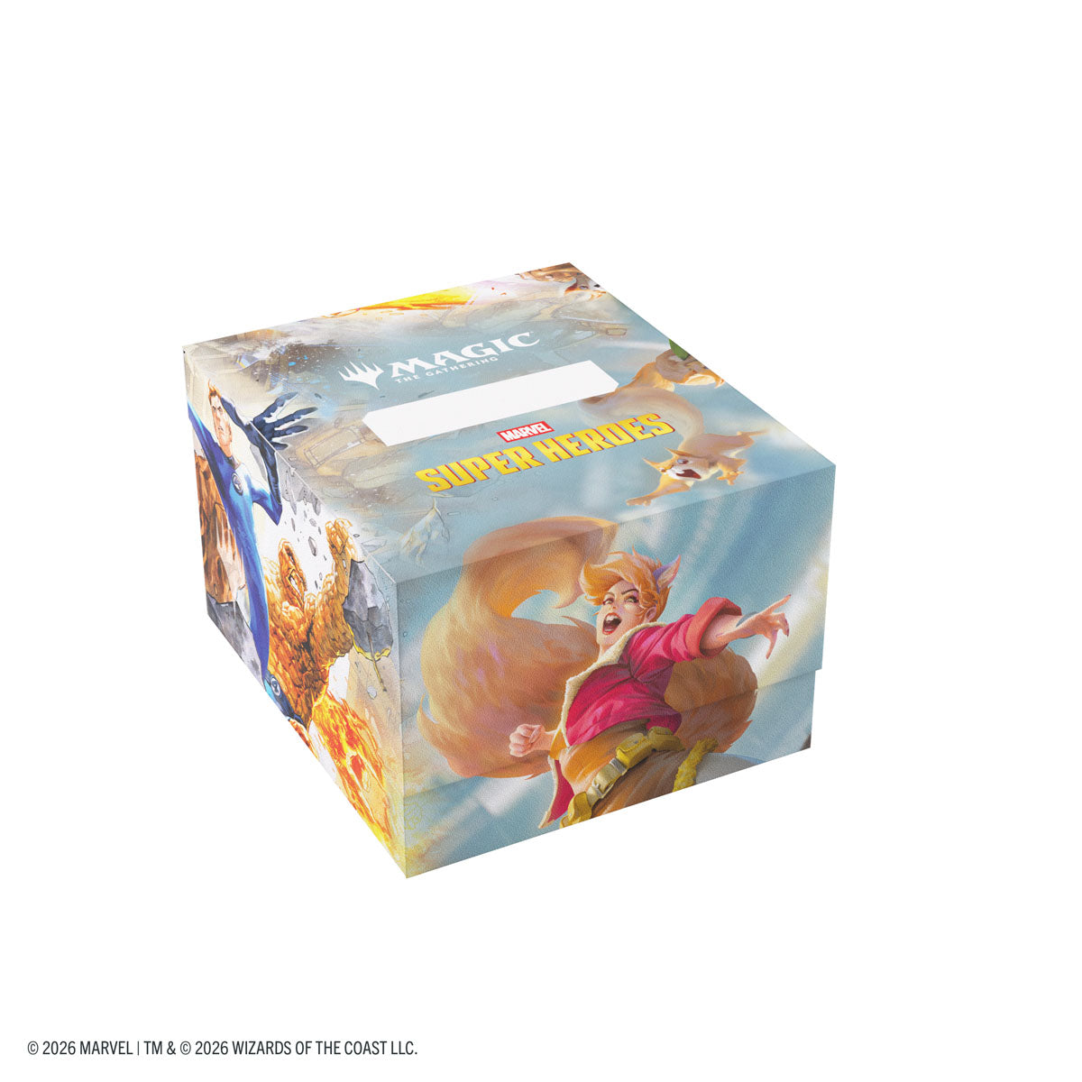 GameGenic MTG Deckbox Soft Crate 100+ XL Sideloading Marvel Super Heroes - The Fantastic Four/Go Nuts!