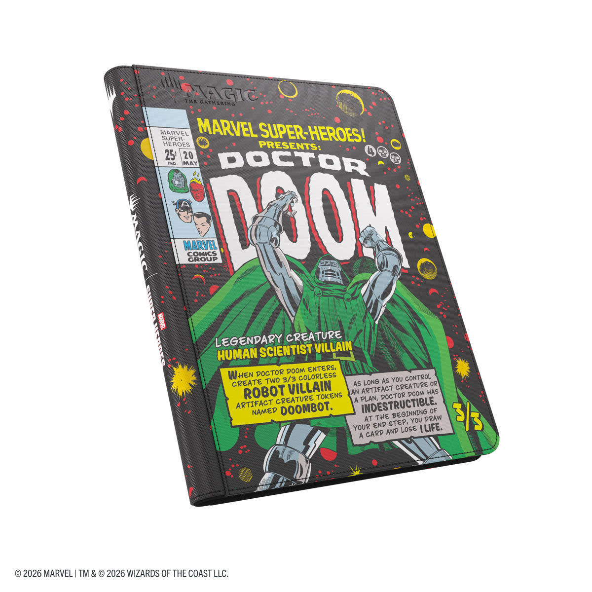 GameGenic MTG 18-Pocket Zip-Up Album - Marvel Super Heroes