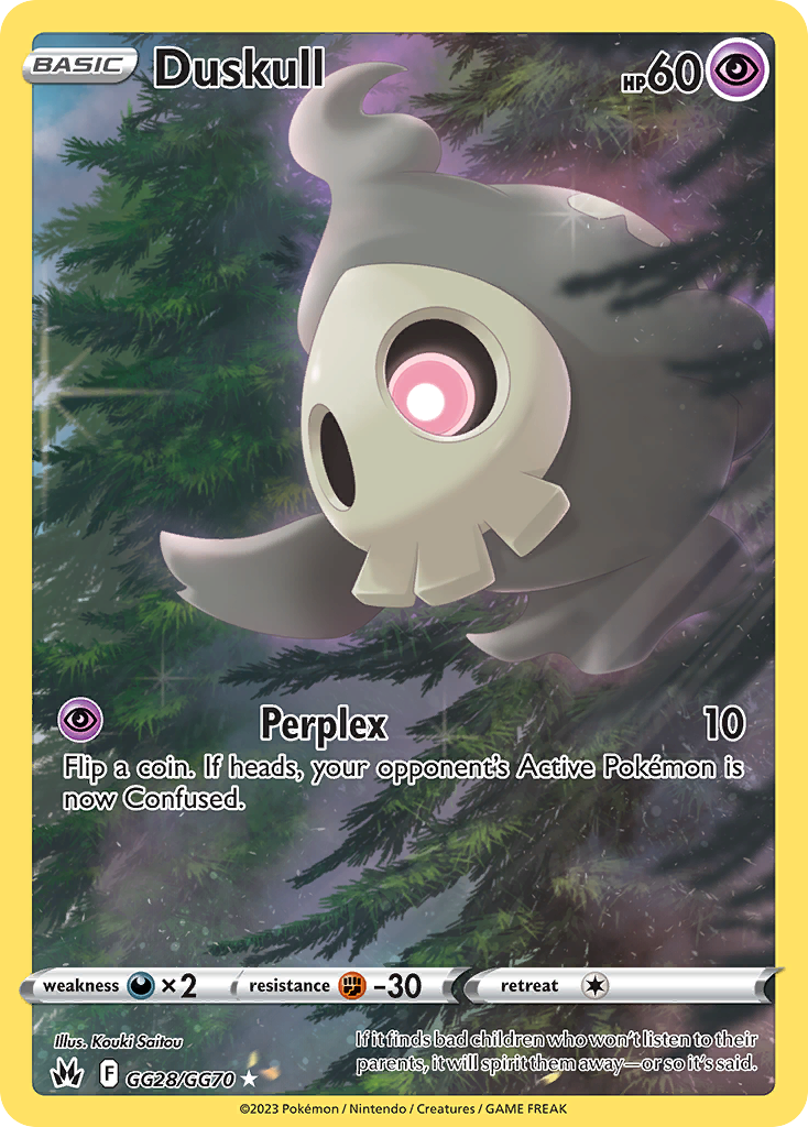 Duskull - GG28/GG70 - Crown Zenith: Galarian Gallery (CRZ)