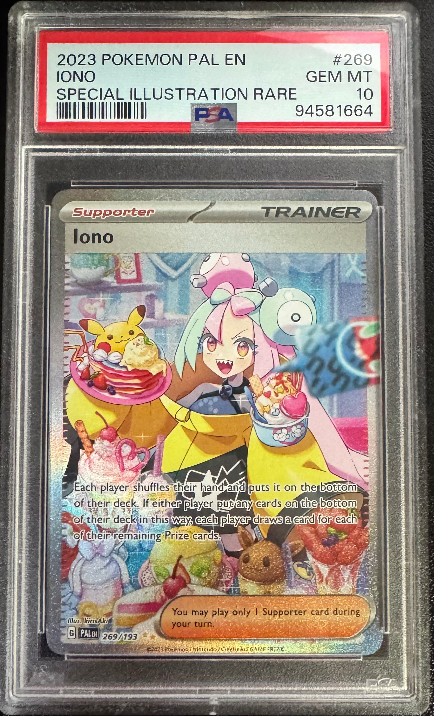 Iono - 269/193 - SV02: Paldea Evolved (PAL) - PSA 10