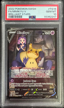 Mimikyu V - SWSH09: Brilliant Stars Trainer Gallery (SWSH09:TG) - PSA 10