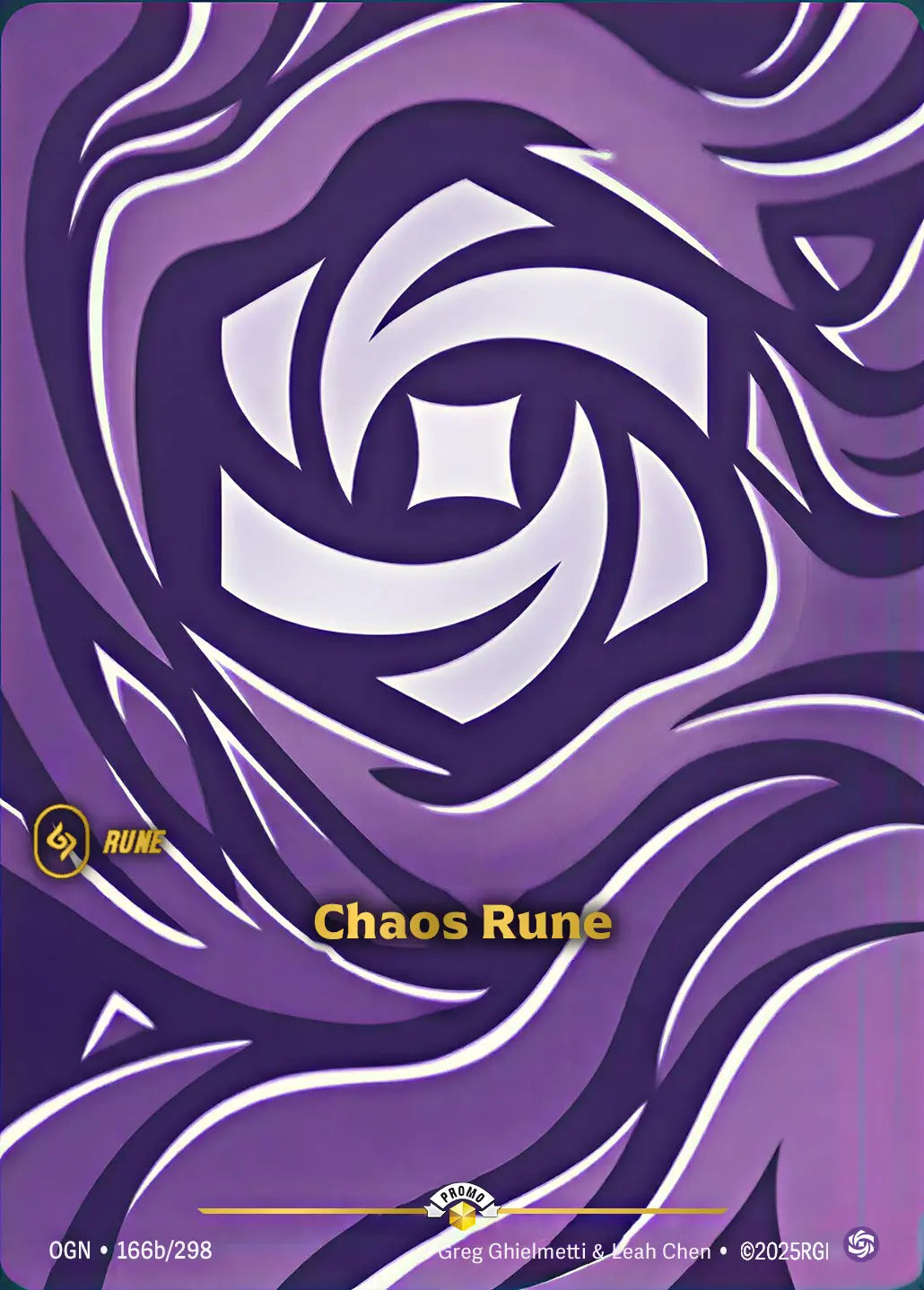 Chaos Rune — OGN 166b/298 — alternate art promo