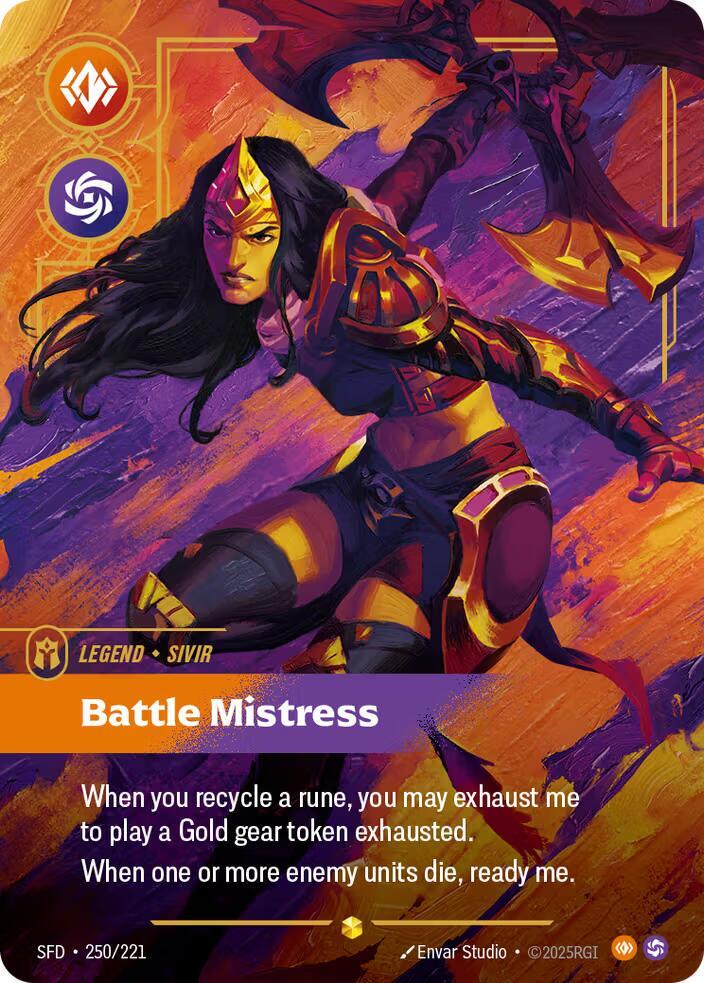 Sivir - Battle Mistress Overnumbered - SFD 250/221