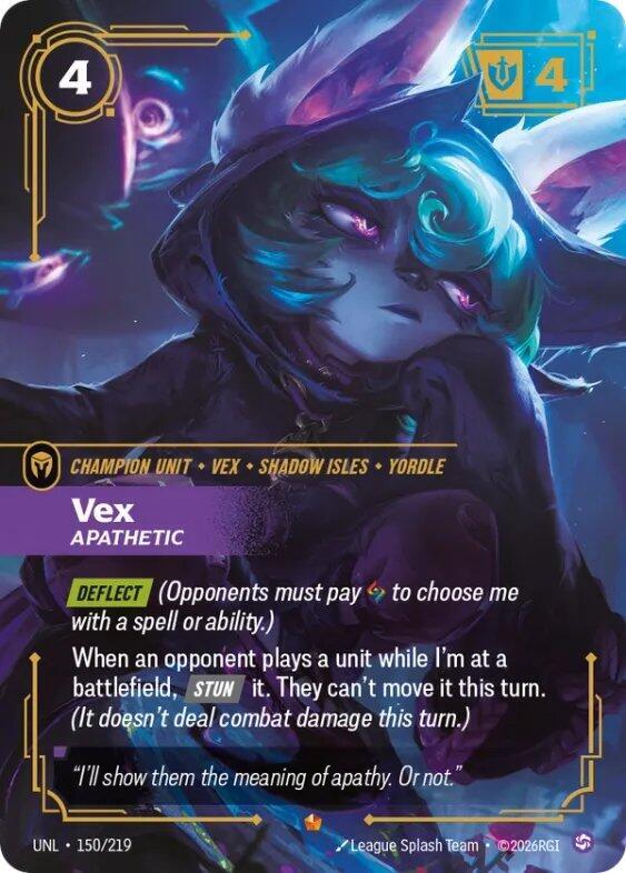 Vex - Apathetic - UNL 150/219