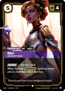 Mel, Defiant Soul (Alternate Art) - Vendetta (VEN)