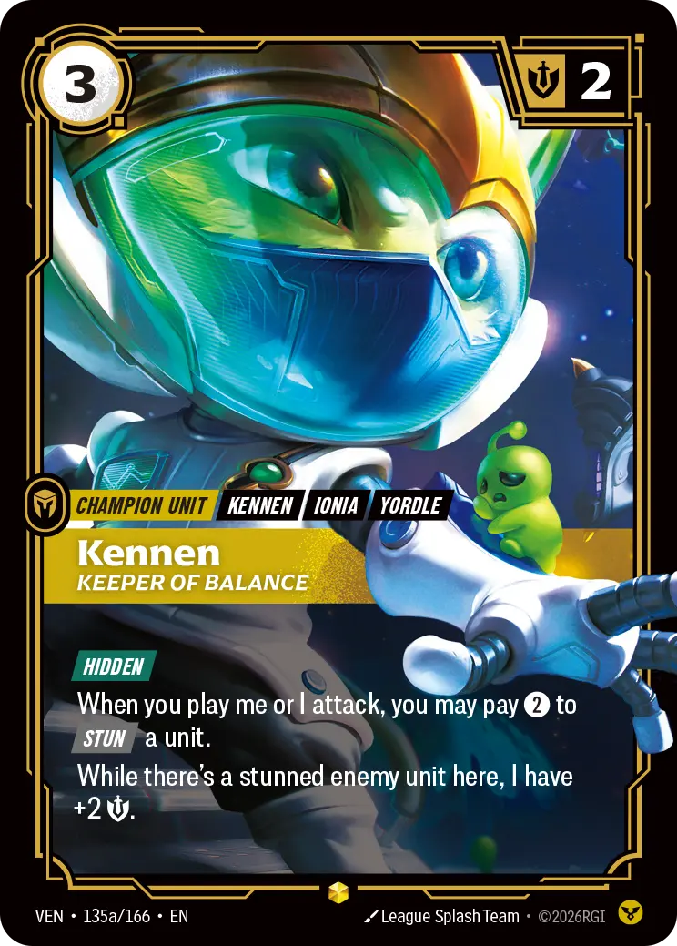 Kennen, Keeper of Balance (Alternate Art) - Vendetta (VEN)