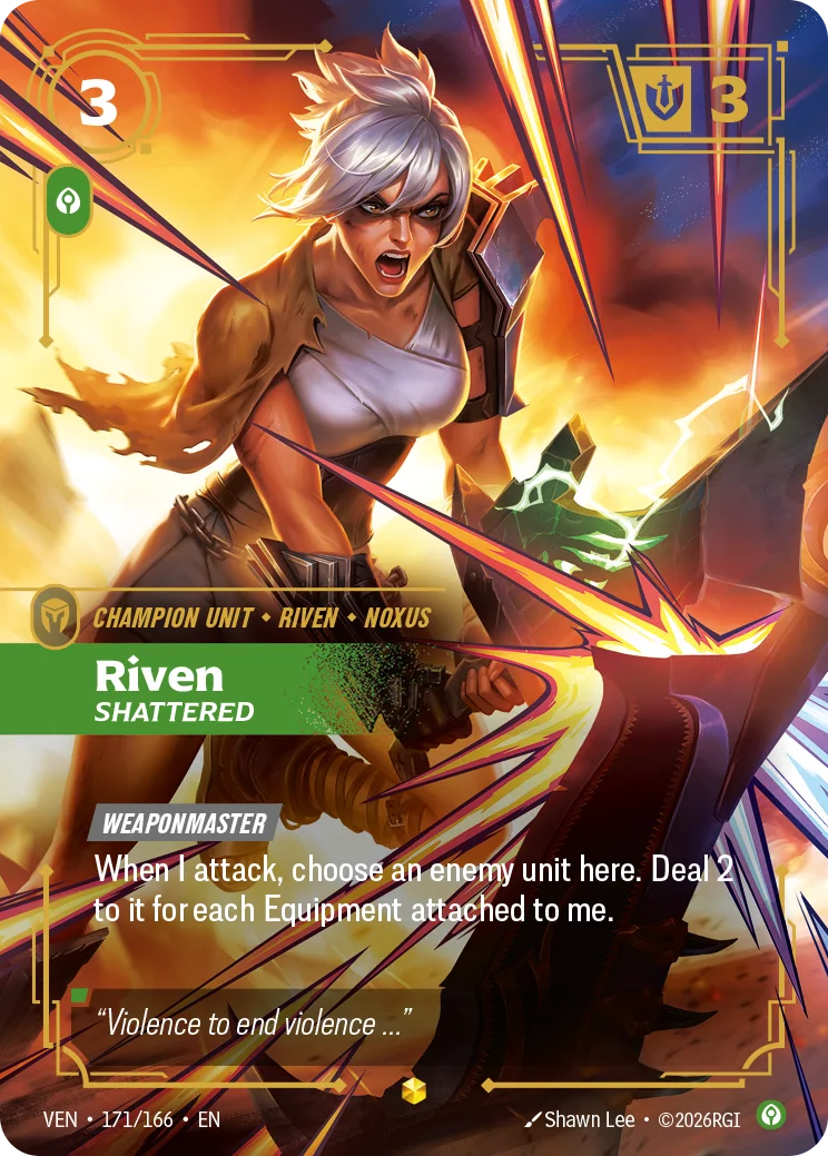 Riven, Shattered (Overnumbered) - Vendetta (VEN)