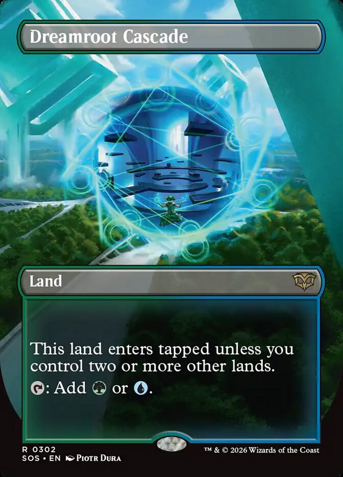 Dreamroot Cascade (Extended Art) - Secrets of Strixhaven (SOS) - FOIL
