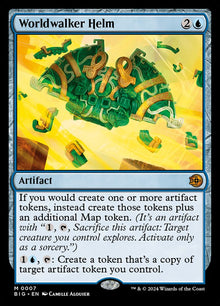 Worldwalker Helm - Outlaws of Thunder Junction: The Big Score (BIG) - FOIL