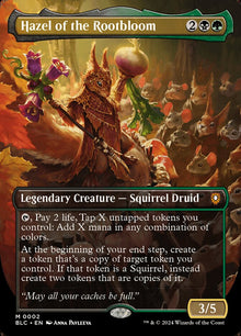 Hazel of the Rootbloom (Borderless) - Commander: Bloomburrow (BLC) - FOIL