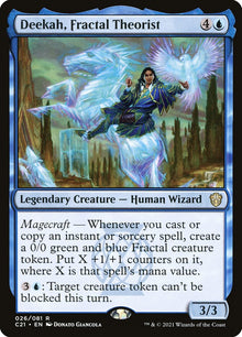 Deekah, Fractal Theorist - Commander 2021 (C21)