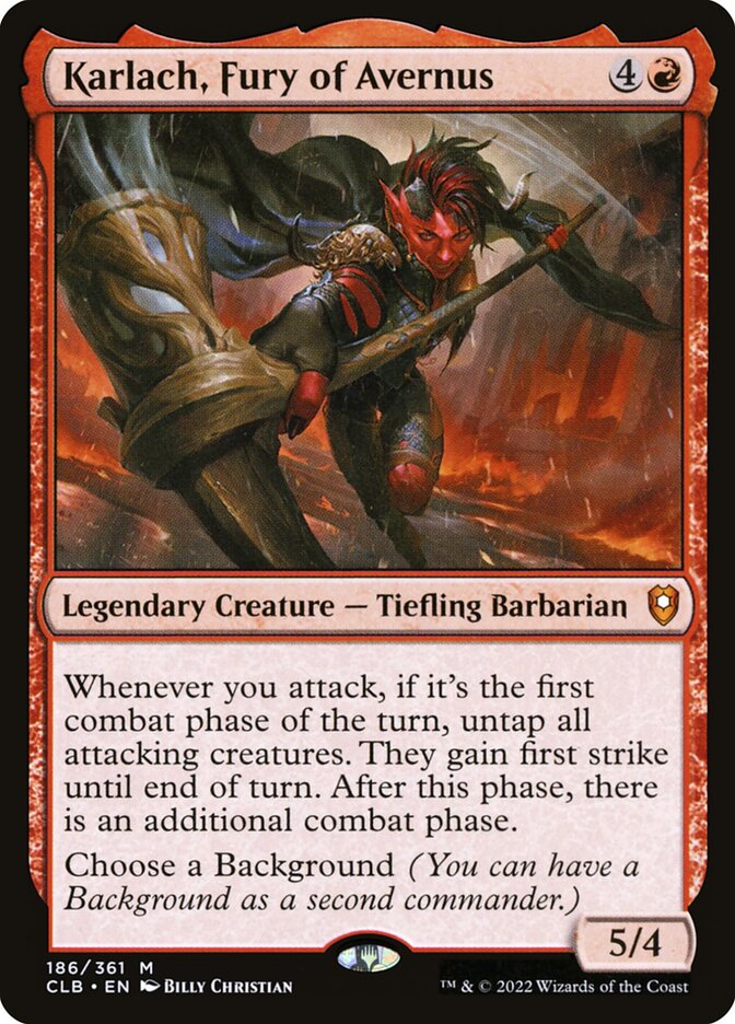 Karlach, Fury of Avernus - Commander Legends: Battle for Baldur's Gate (CLB) - FOIL