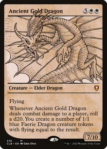Ancient Gold Dragon (Showcase) - Commander Legends: Battle for Baldur's Gate (CLB)