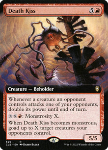 Death Kiss (Extended Art) - Commander Legends: Battle for Baldur's Gate (CLB)