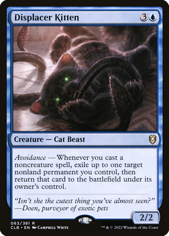 Displacer Kitten - Commander Legends: Battle for Baldur's Gate (CLB)
