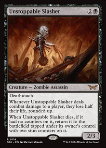 Unstoppable Slasher (0119) - Duskmourn: House of Horror (DSK) - FOIL