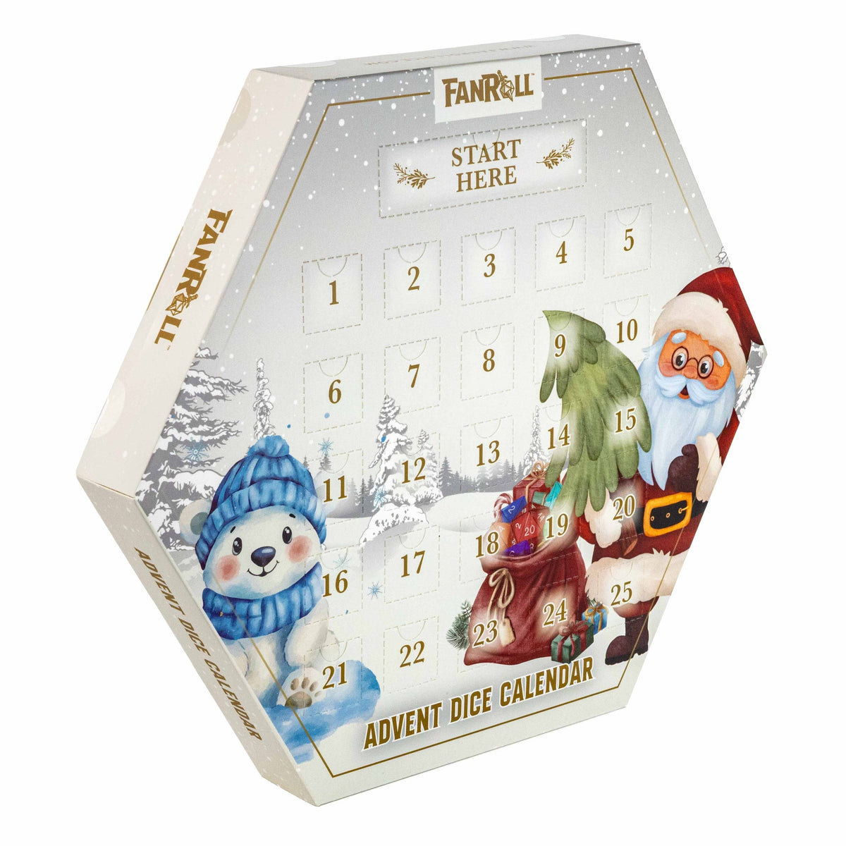 FanRoll Holiday Dice Advent Calendar 2026