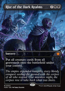 Rise of the Dark Realms (Borderless) - Foundations (FDN) - FOIL
