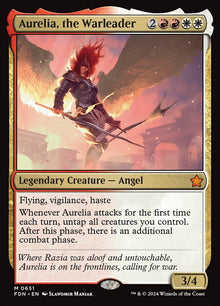 Aurelia, the Warleader - Foundations (FDN)