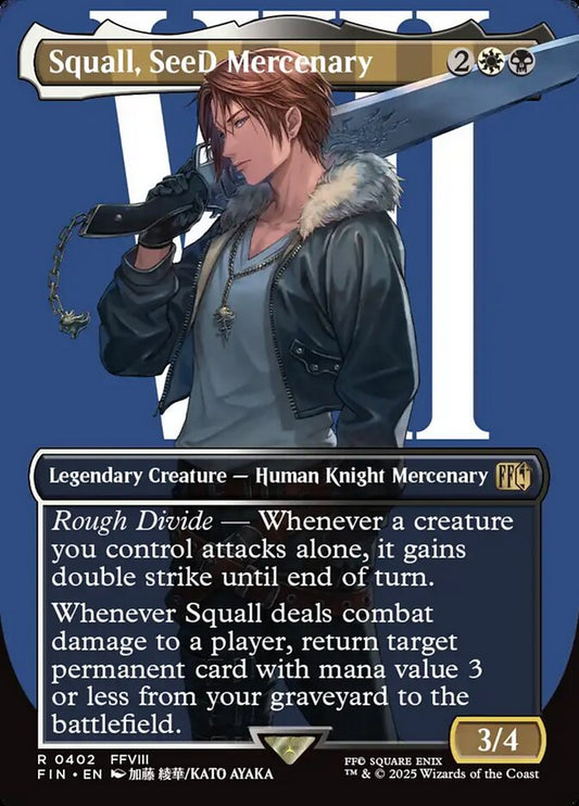 Squall, SeeD Mercenary (Borderless) - FINAL FANTASY (FIN)