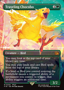 Traveling Chocobo (Borderless) - FINAL FANTASY (FIN)