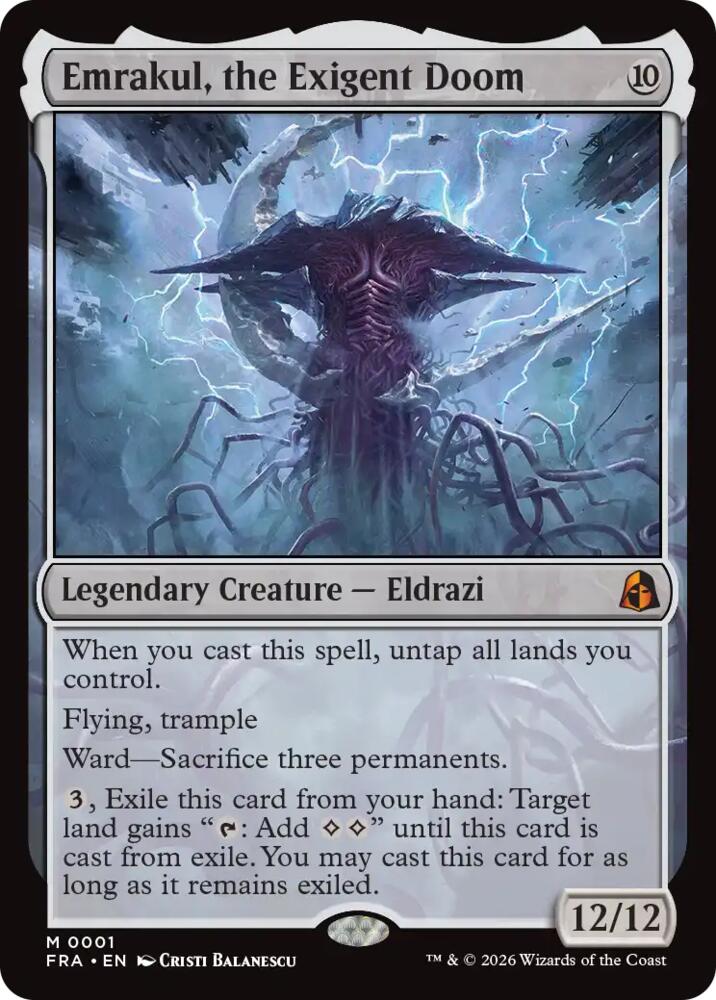 Emrakul, the Exigent Doom - Reality Fracture (FRA) 1 - FOIL