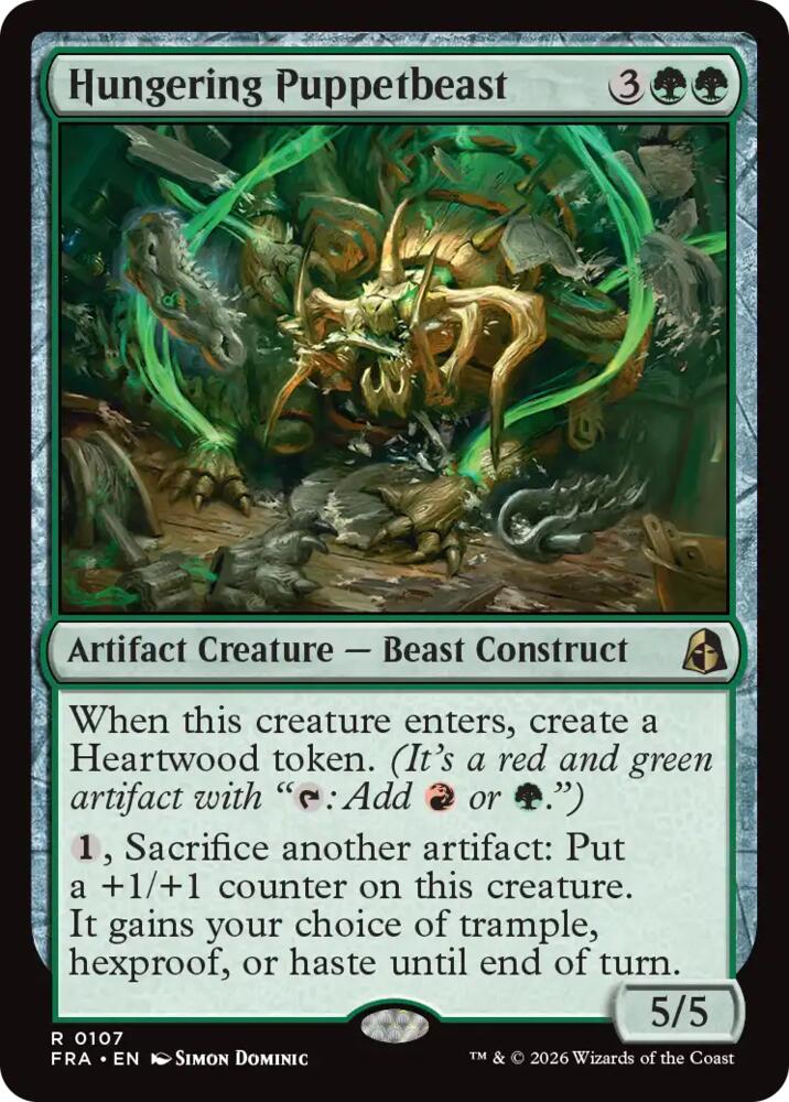 Hungering Puppetbeast - Reality Fracture (FRA) 107 - FOIL