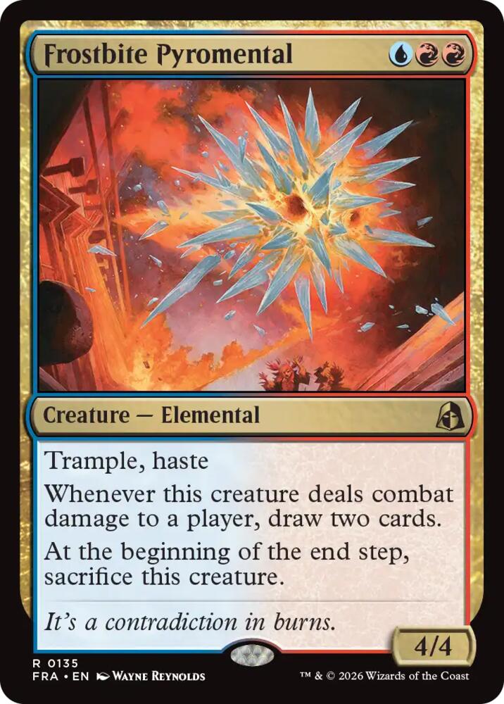 Frostbite Pyromental - Reality Fracture (FRA) 135 - FOIL