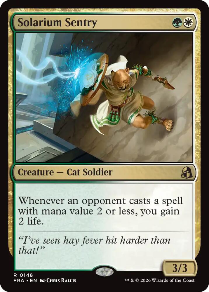 Solarium Sentry - Reality Fracture (FRA) 148 - FOIL