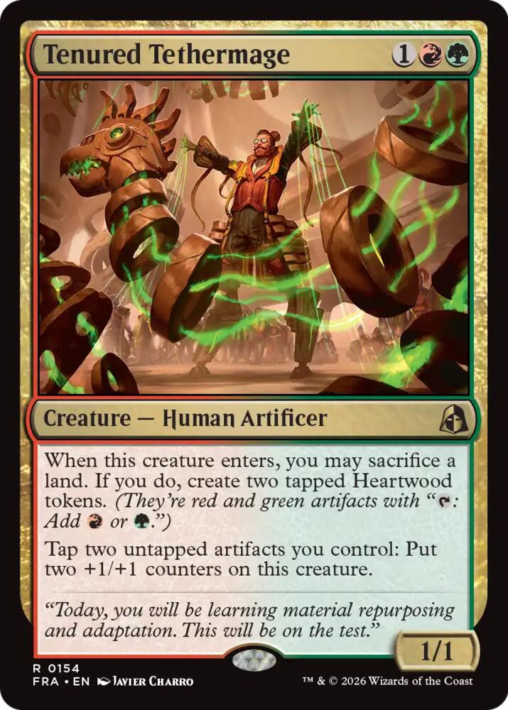 Tenured Tethermage - Reality Fracture (FRA) 154 - FOIL