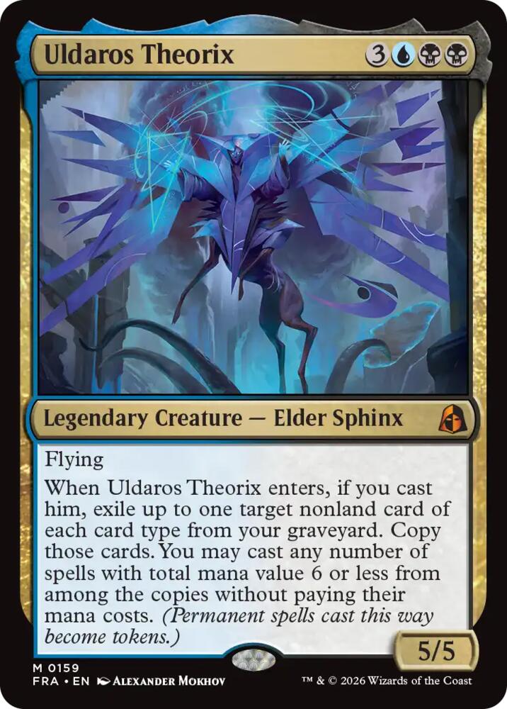 Uldaros Theorix - Reality Fracture (FRA) 159 - FOIL