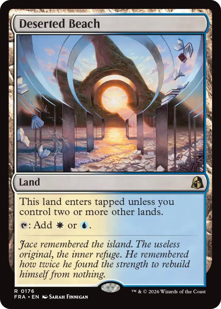 Deserted Beach - Reality Fracture (FRA) 176 - FOIL