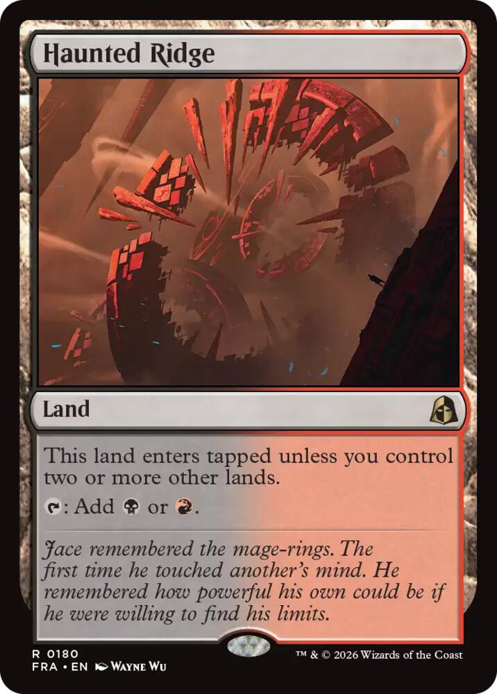 Haunted Ridge - Reality Fracture (FRA) 180 - FOIL