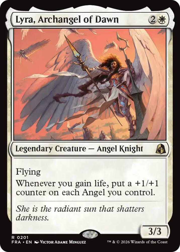 Lyra, Archangel of Dawn - Reality Fracture (FRA) 201 - FOIL